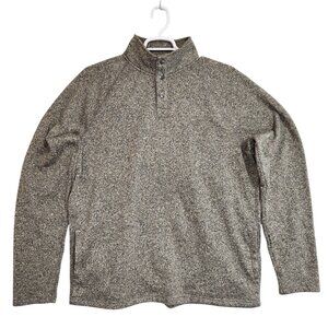 Sonoma Mens 2XLT Quarter Button Sweater